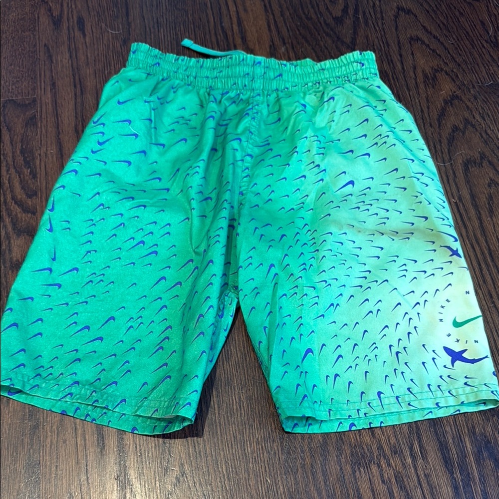 Nike green swim Shorts
